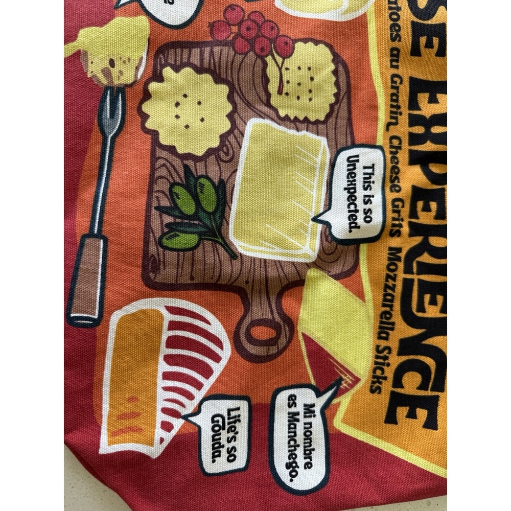 Trader Joe's Cheese Canvas Tote Bag - Picture 6 of 7